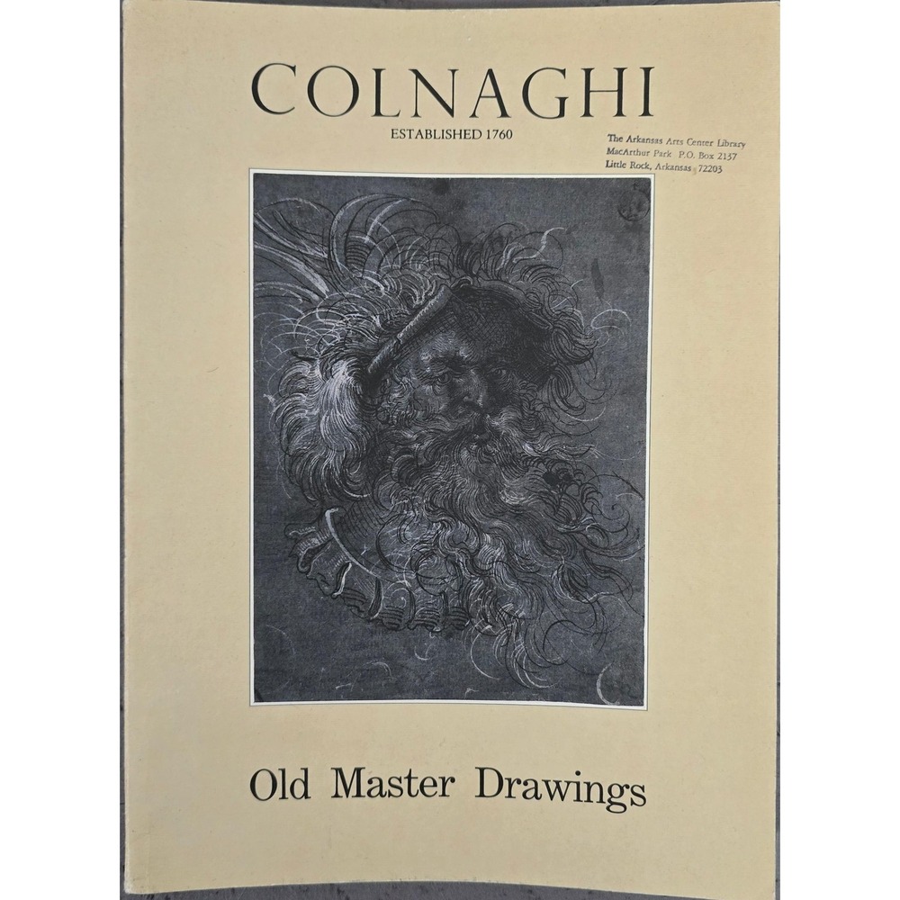 Vintage Colnaghi Old Master Drawing Exhibition Catalog 1987 New York Art Gallery